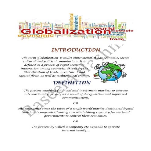 Globalization