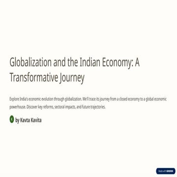 Globalization and Its Impact on the Growing Economy | PPTX