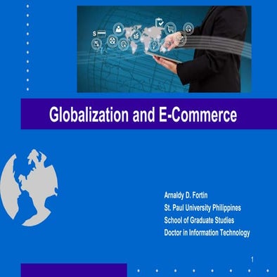Globalization and   E-commerce