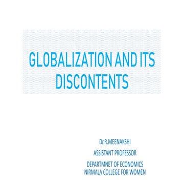 GLOBALIZATION AND ITS DISCONTENTS.pptx