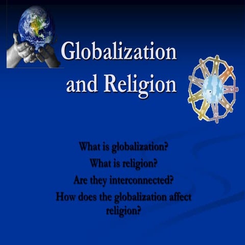 Globalization and religion