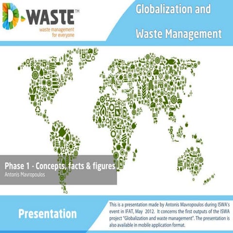 D-Waste Presentation: Globalization and Waste Management