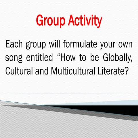 Globalization Cultural And Multicultural Pptx