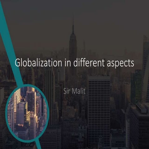 Globalization in different aspects