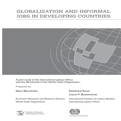 Globalization In Informal Jobs In Developing Countries