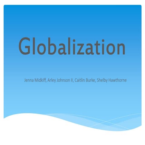 Globalization powerpoint