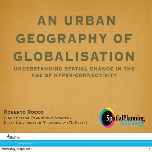 An Urban Geography of Globalisation PART 2