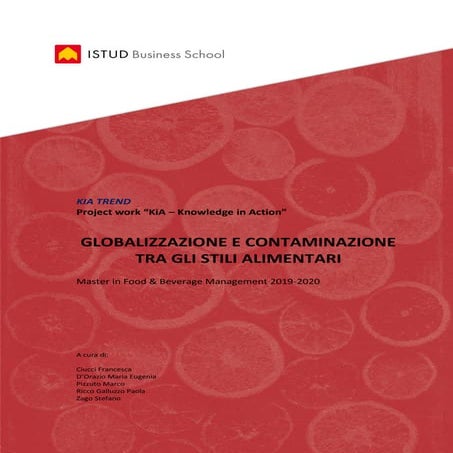 Globalizzazione e contaminazione tra gli stili alimentari