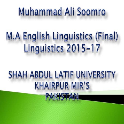 English as Global Language