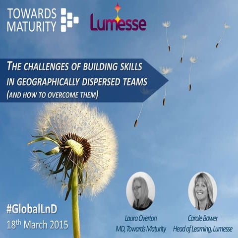 Going Global: The Challenges of Building Skills in Geographically Dispersed T...