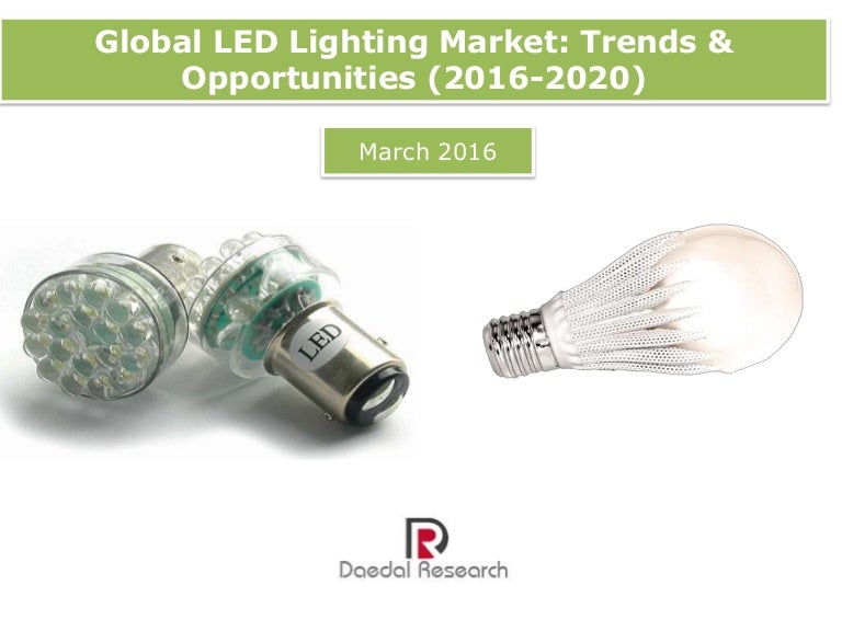 Global LED Lighting Market Trends & Opportunities (20162020) New