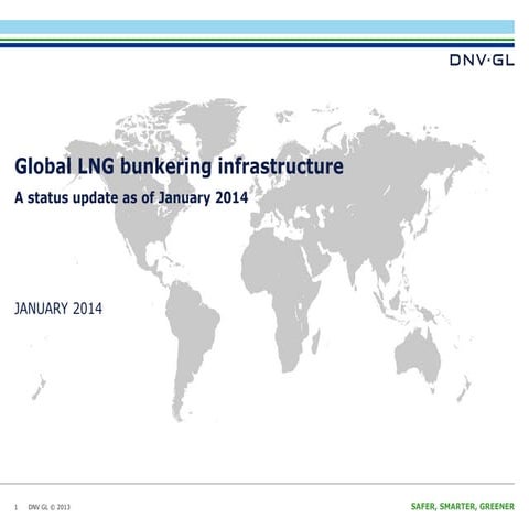 Global LNG bunkering infrastructure