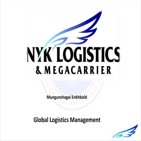 Global logistics management