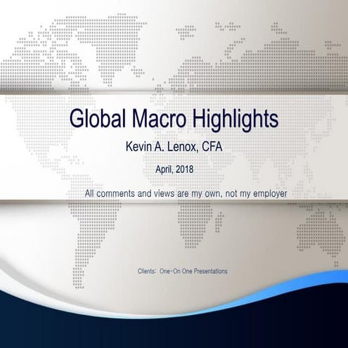 Global Macro Highlights, April 2018