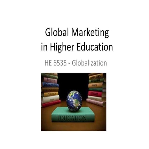 Global Marketing in HE