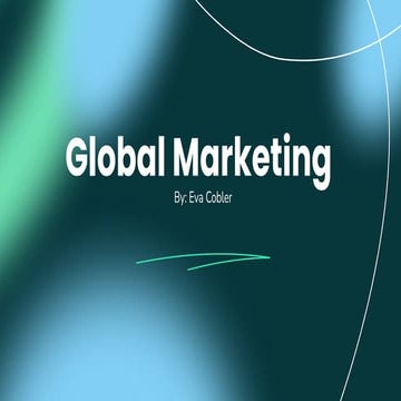 Global Marketing Sinclair Class Presentation | PDF
