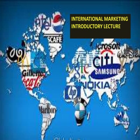 Global marketing - international marketing defined