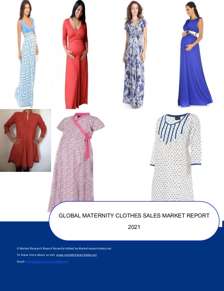 Global maternity clothes sales market