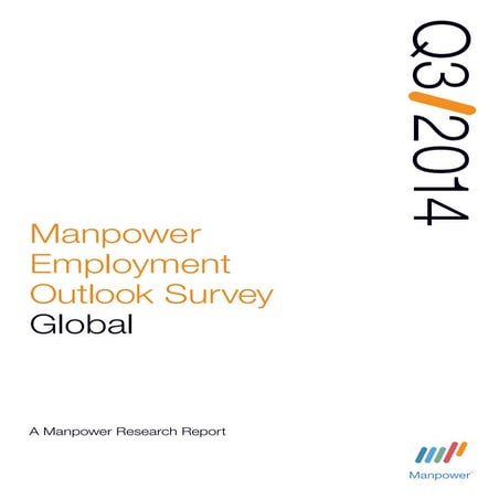 Manpower Employment Outlook Survey - Global Report - Q3 2014 