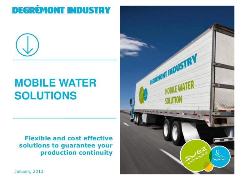 EN Mobile Water Solutions Presentation Degrémont Industry