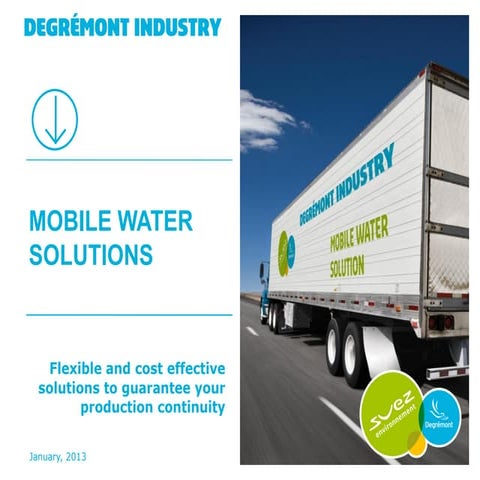 EN - Mobile Water Solutions - Presentation Degrémont Industry