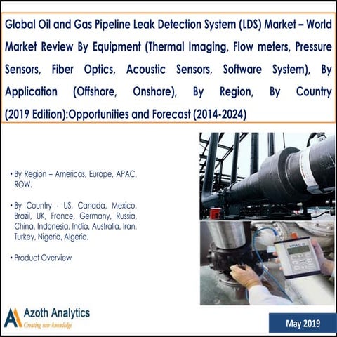 Global oil and gas pipeline leak detection market 2026 | PDF