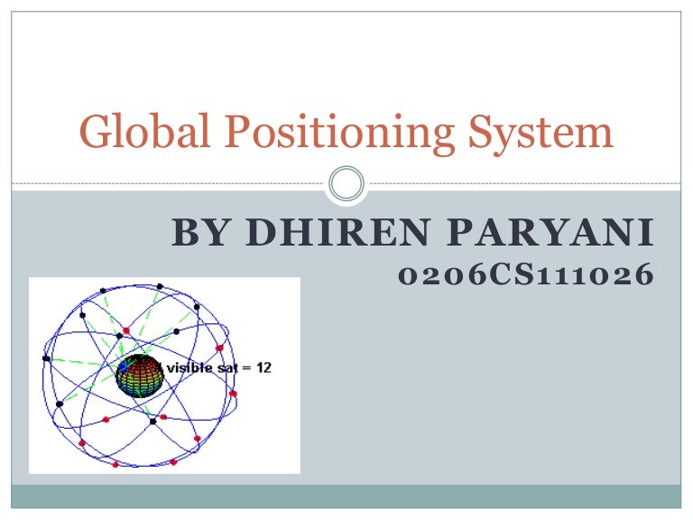 Global positioning system