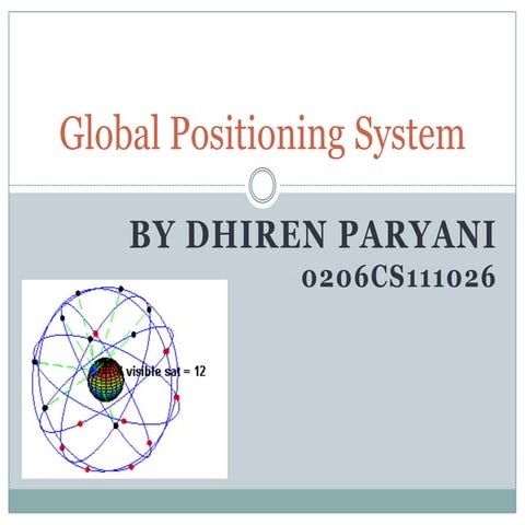 Global positioning system