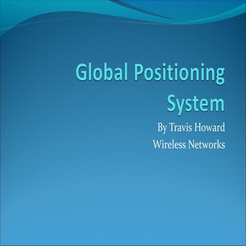 Global positioningsystem