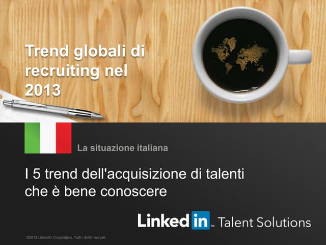 Italy Global Recruiting Trends 2013...