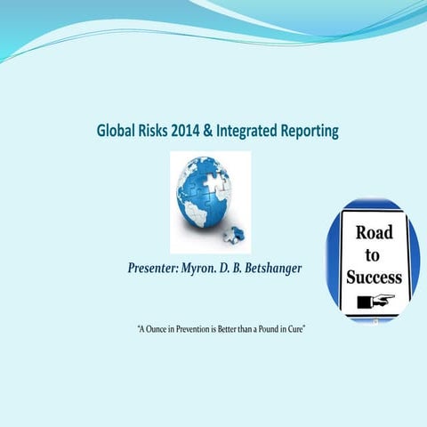 Global risk management issues | PPTX