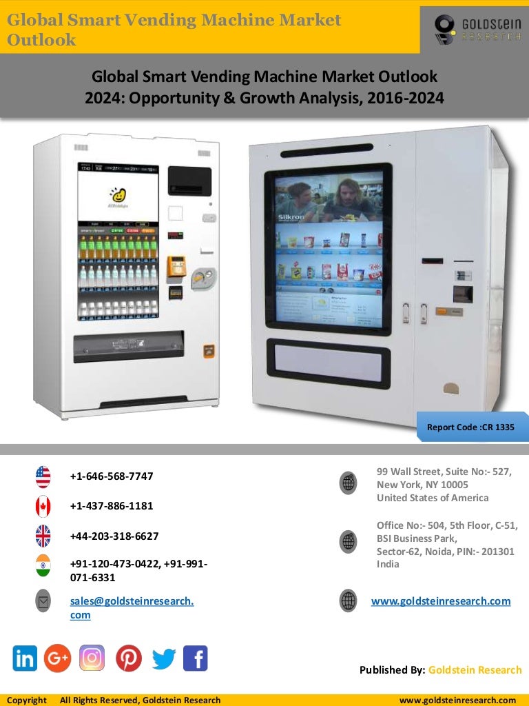 Global Smart Vending Machine Market Outlook 2024 Opportunity & Grow…