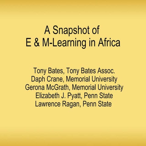 Global snapshot africa_slides
