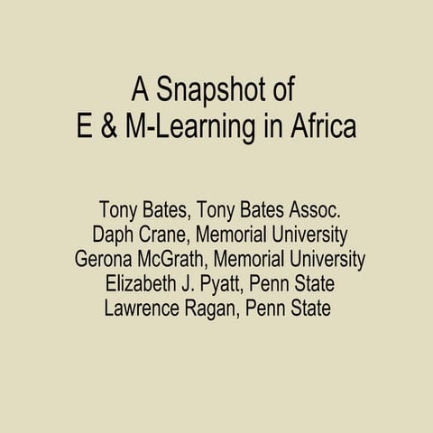 Global snapshot africa_slides v3