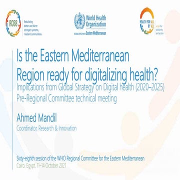 WHO global strategy on digital health 2020 2025 | PDF
