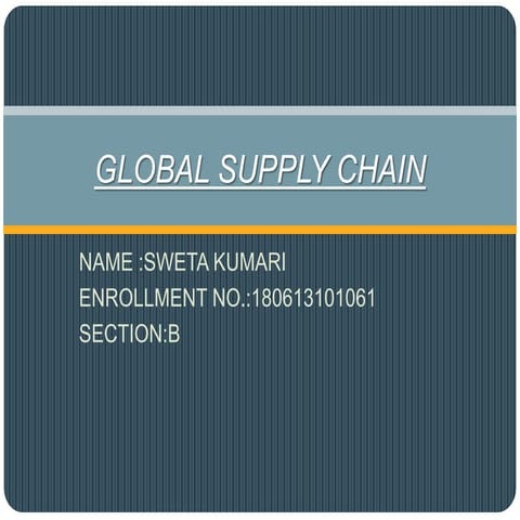 Global supply chain