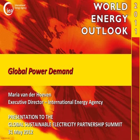 Global power demand - Presentation by IEA Executive Director