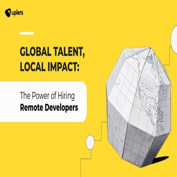 Hiring Remote Developers from India with Uplers