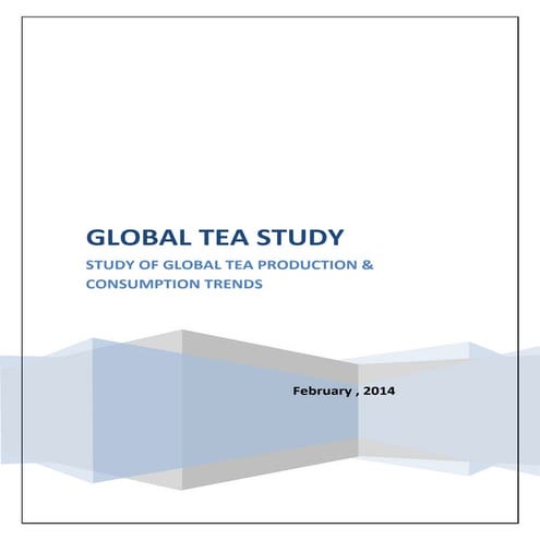 Global tea production & consumption trends