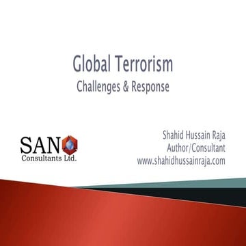 Global Terrorism Challenges & Response