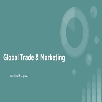 Global Trade & Marketing