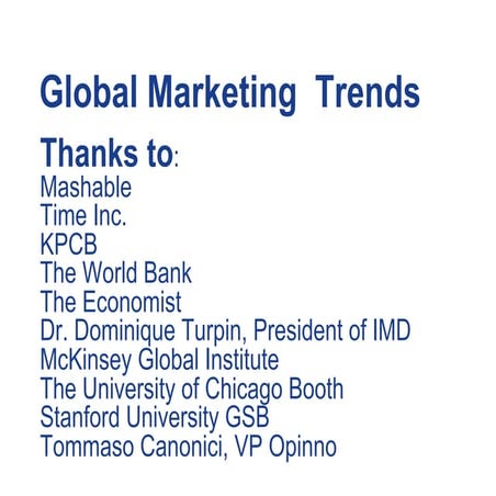 Global trends video slides