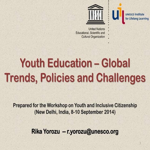 Youth Education - Global Trends, Policies and Challenges