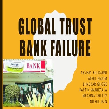 Global trust bank failure