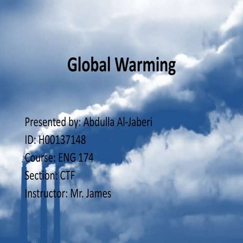 Global Warming Presentation