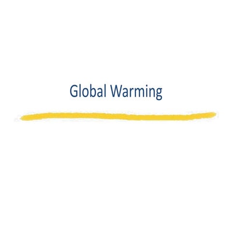 Global Warming