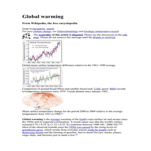 Global Warming