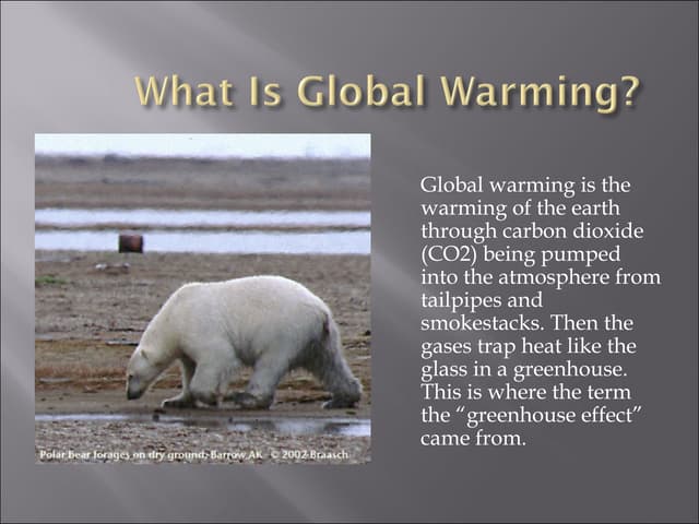 Global warming 