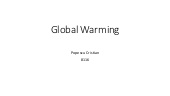 Global warming 