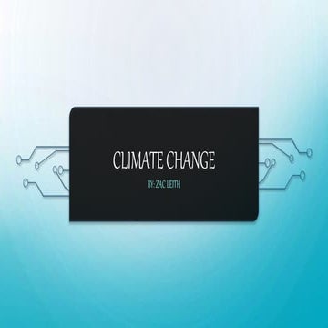 Climate Change